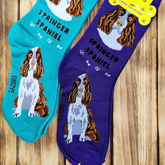 Unisex Canine Foozys Socks - Springer Spaniel - Picture 2 of 2